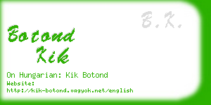 botond kik business card